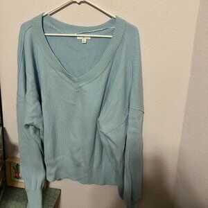 BP light blue v-neck oversized sweater XL